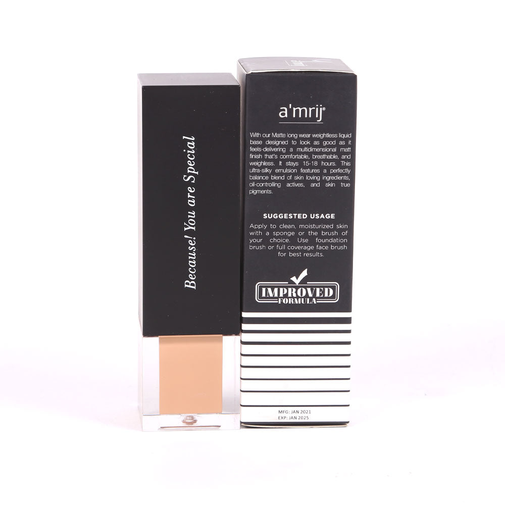 AMRIJ #04 MATTE LONGWEAR WEIGHTLESS LIQUID BASE