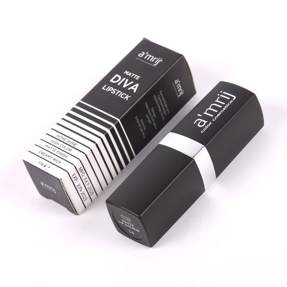 AMRIJ #14 DIVA MATTE LIPSTICK