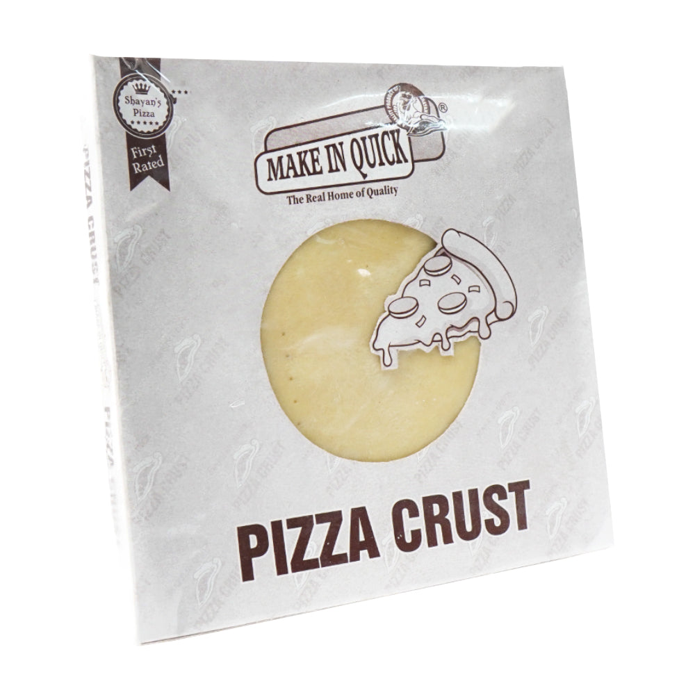 MAKE IN QUICK PIZZA CRUST MEDIUM SIZE 200 GM