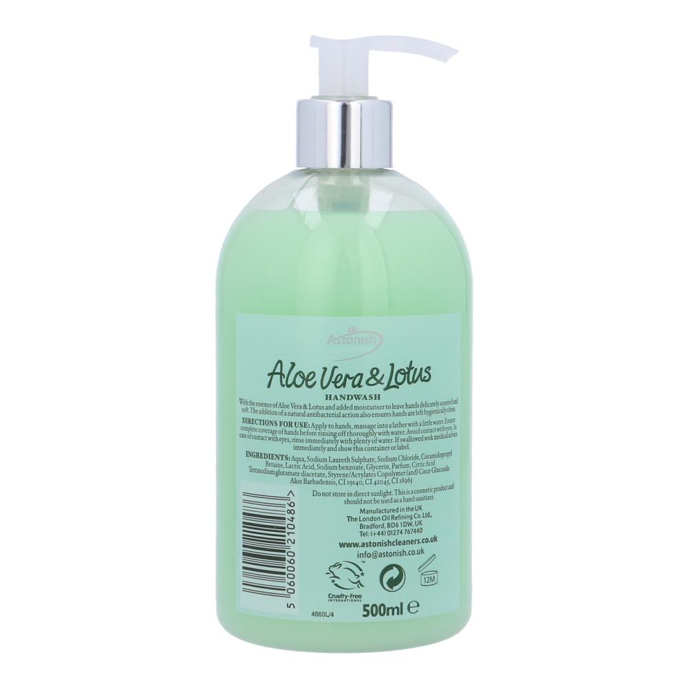 ASTONISH HAND WASH ALOE VERA AND LOTUS 500 ML