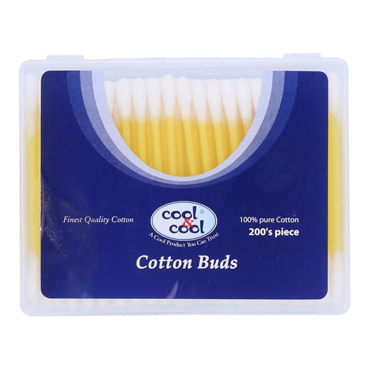 COOL & COOL COTTON BUDS COLOURS 200S BOX