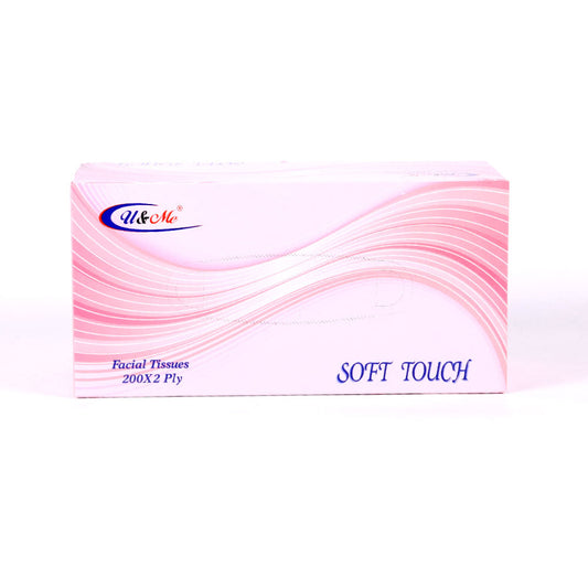 U AND ME FACIAL TISSUE SOFT TOUCH 200X2 PLY