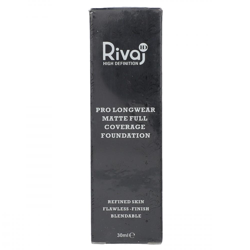 RIVAJ HD PRO LONGWEAR MATTE FULL COVERAGE FOUNDATION 30ML