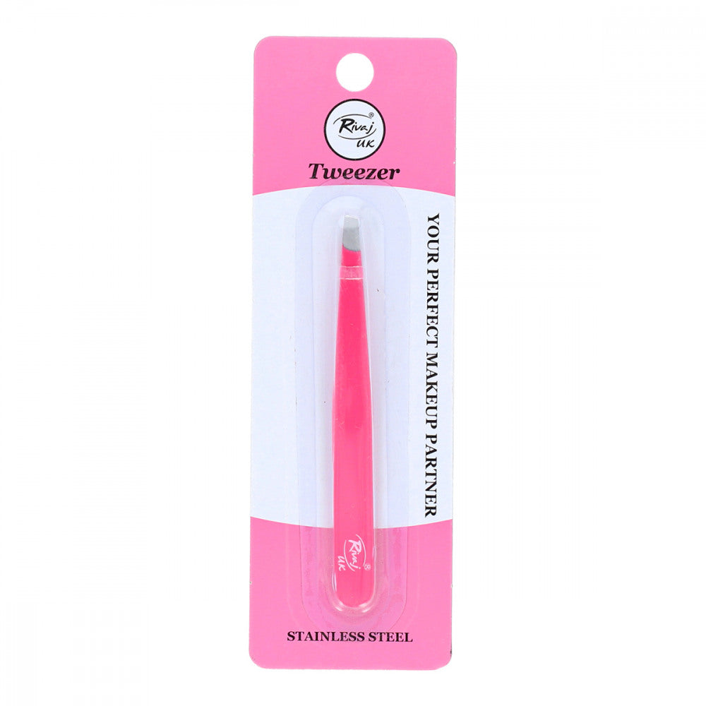 RIVAJ METALLIC PINK TWEEZER RVT-004