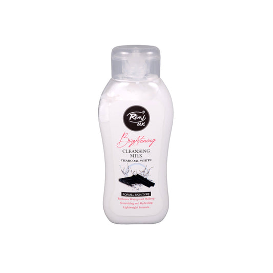 RIVAJ CHARCOAL WHITE CLEANSING MILK 100ML