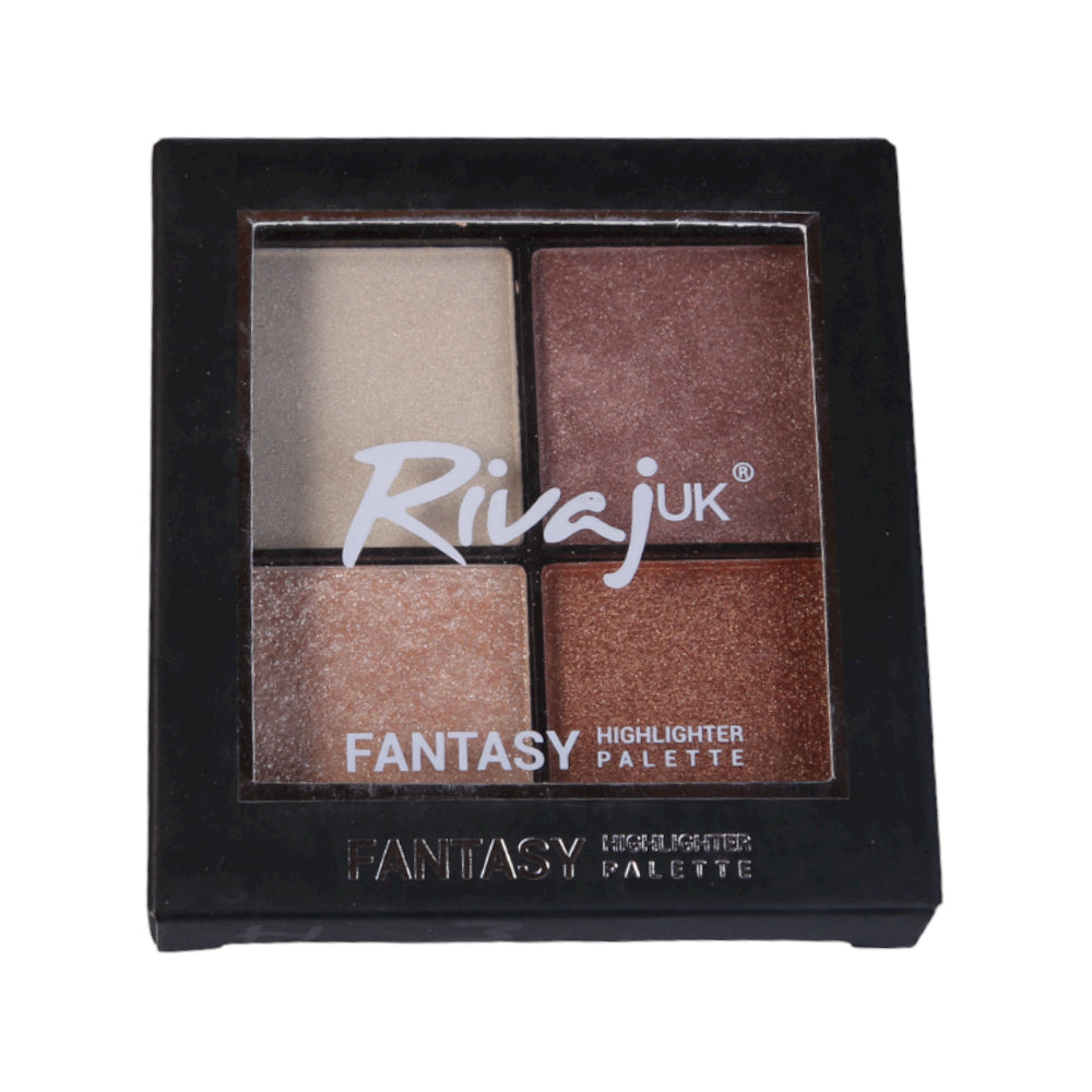 RIVAJ # 3 BROWN FANTACY HIGHLIGHTER PALLETTE