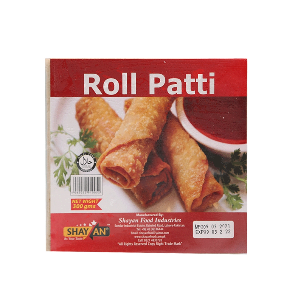 SHAYAN ROLL PATTI 300GM