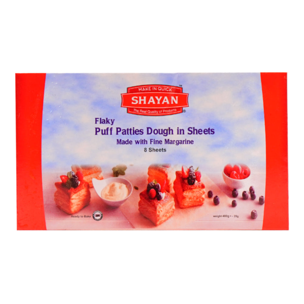 SHAYAN PUFF PASTRY 6 SHEETS MEDIUM