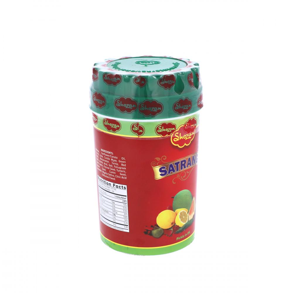 SHEZAN SATARANG MIX PICKLE IN OIL 800 GM