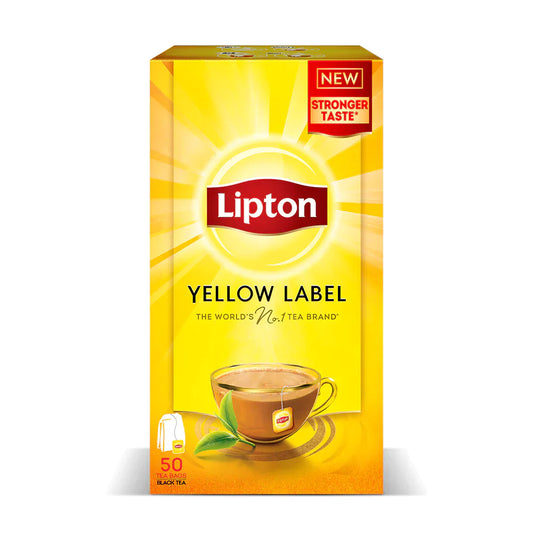 LIPTON YELLOW BLACK TEA (50 TEA BAGS)