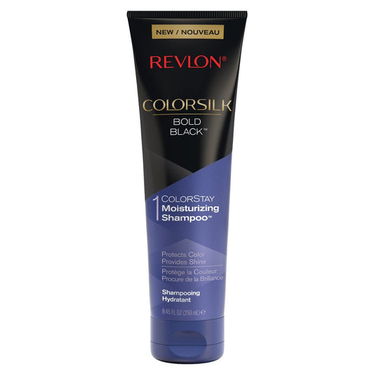 REVLON COLORSILK BOLD BLACK SHAMPOO1 MOISTURIZING 250ML