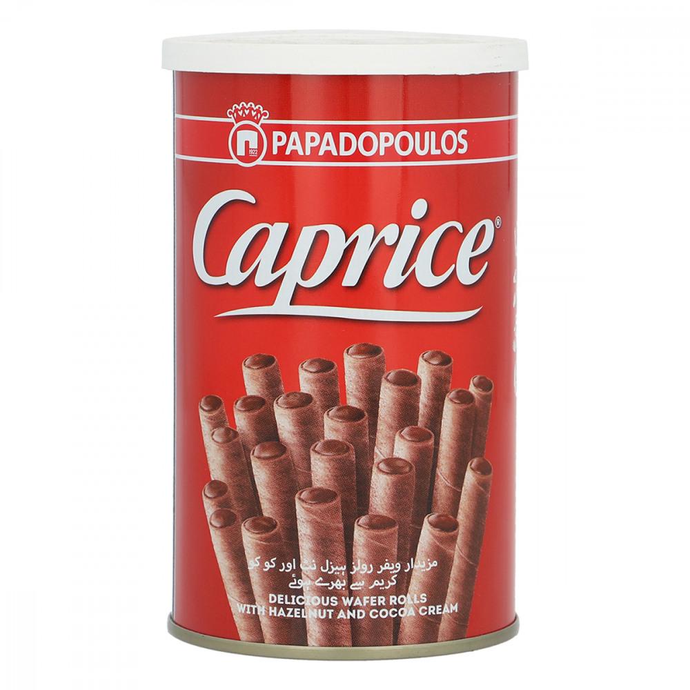 CAPRICE CLASSIC WAFER ROLLS WITH HAZELNUT 115 GM