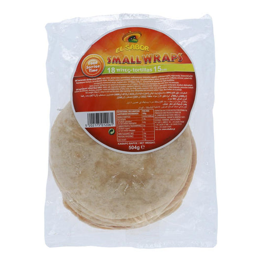 EL SABOR WRAPS 18PC 504 GM