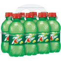 7UP Lemon Lime Soda, 12 fl oz, Bottle, 8 Pack, Allergens Free