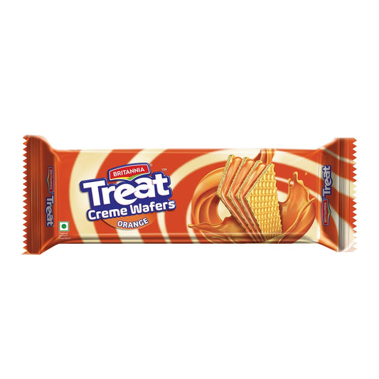 Britannia Treat Creme Wafers Orange