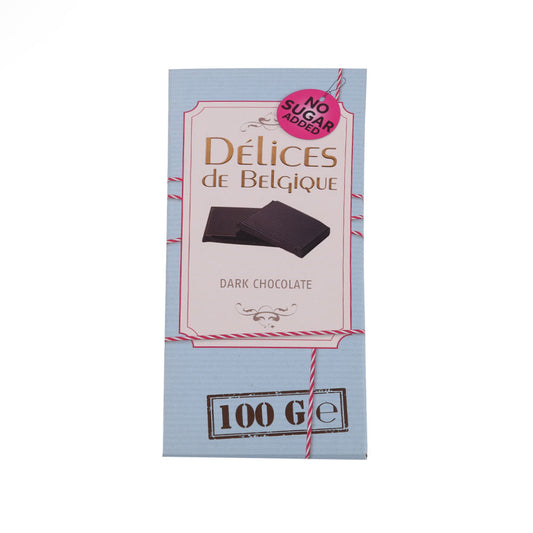 DELICES DE BELGIQUE CHOCOLATE DARK 100 GM