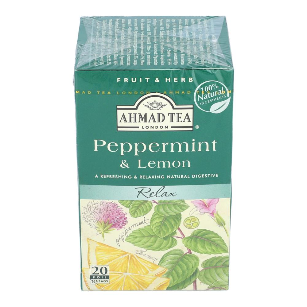 AHMAD TEA BAGS PEPPER MINT & LEMON 20PCS 30 GM