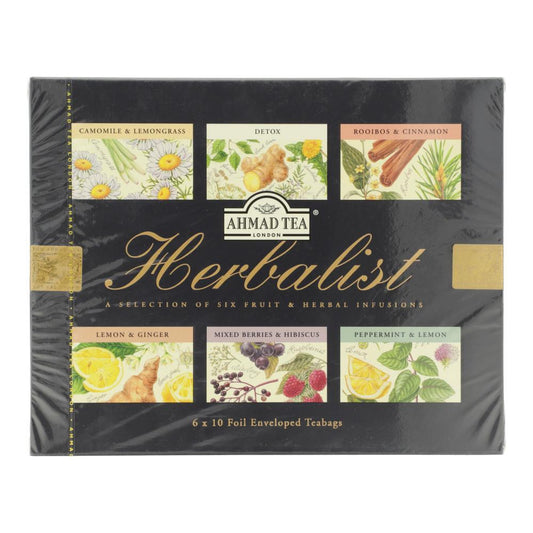 AHMAD TEA AT112E ALUMINIUM ENVELOPED HERBAL TEABAGS SELECTIO