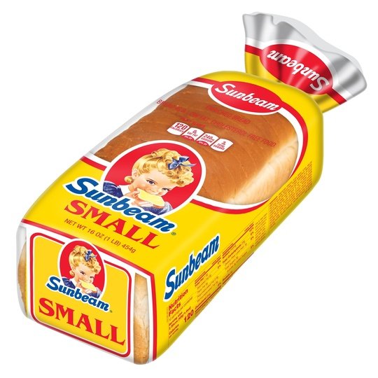 Sunbeam Small White Bread, Sandwich Bread Loaf, 16 oz