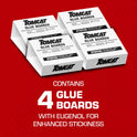 Tomcat Glue Boards with Immediate Grip Glue, Ready-To-Use, 4 Traps