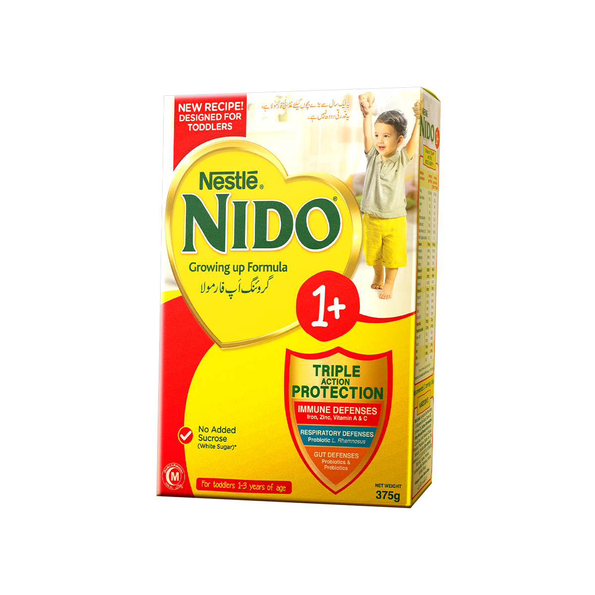 NESTLE NIDO MILK POWDER GROWING UP FORMULA 1PLUS 375 GM