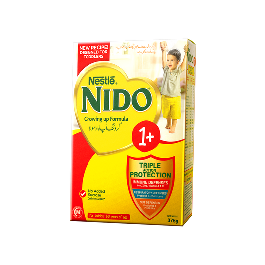 NESTLE NIDO MILK POWDER GROWING UP FORMULA 1PLUS 375 GM