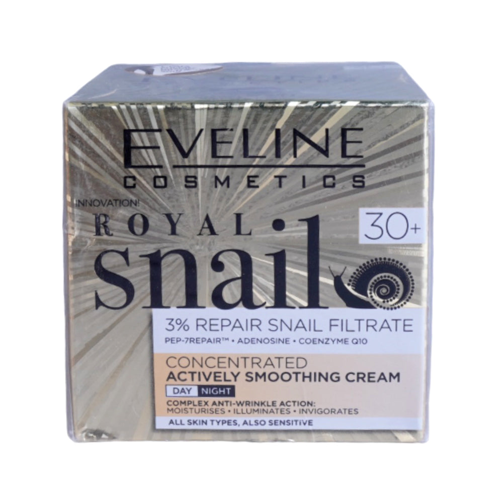 EVELINE ROYAL SNAIL ACTIVELY SMOOTHING CREAM 30+ 50ML