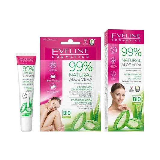 EVELINE NATURAL ALOVERA DEPLITION FOR FACE AND CHIN 20ML