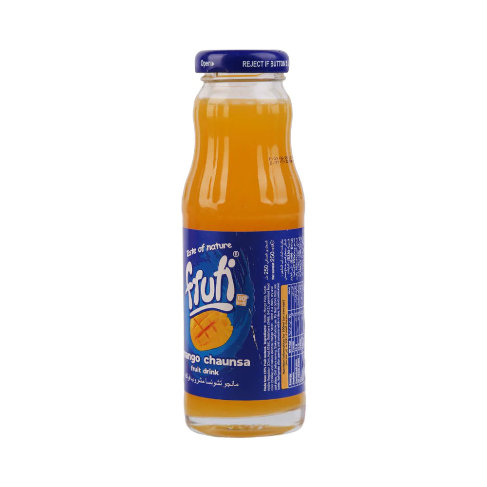 FRUTI MANGO CHAUNSA JUICE GLASS BOTTLE 250ML