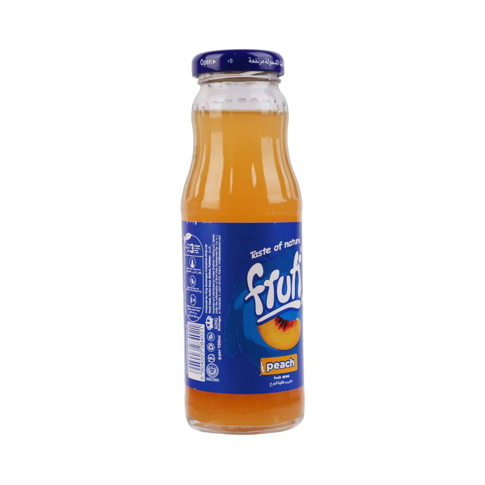 FRUTI PEACH JUICE GLASS BOTTLE 250ML