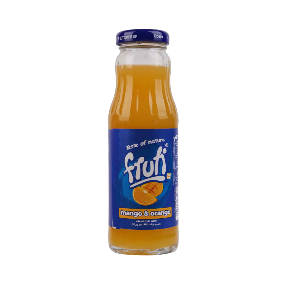 FRUTI MANGO & ORANGE JUICE GLASS BOTTLE 250ML