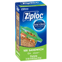 Ziploc® Brand Sandwich Bags with Grip 'n Seal Technology, 100 Count