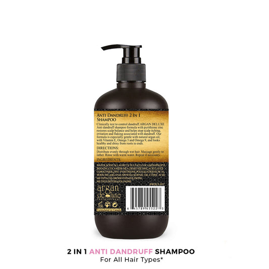 Argan De Luxe Anti Dandruff 2 In 1 Shampoo 300Ml