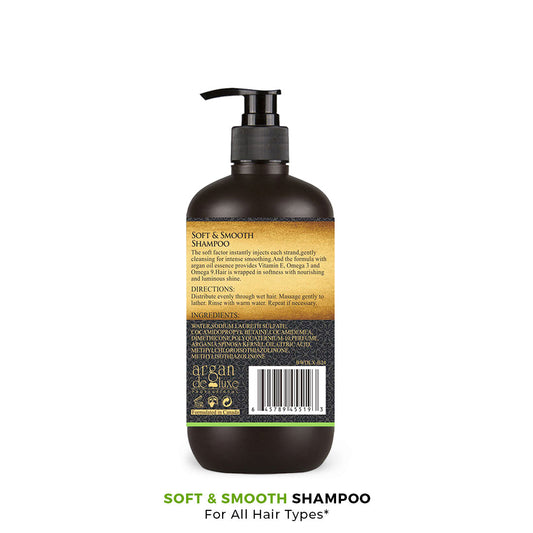 Argan De Luxe Soft And Smooth Shampoo 300Ml