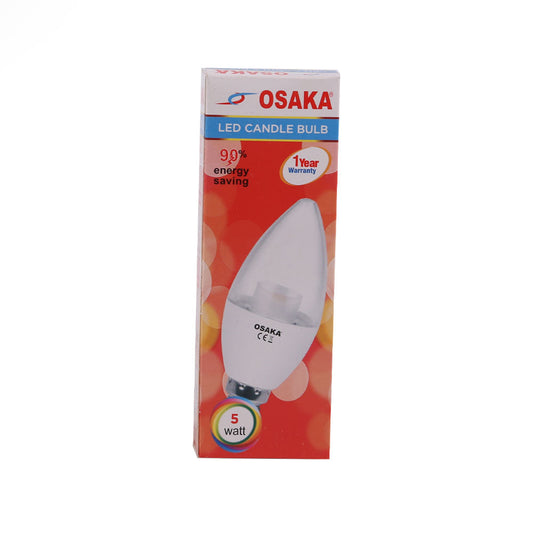 OSAKA 5 WATT DAY LIGHT CANDLE LED BULB E14