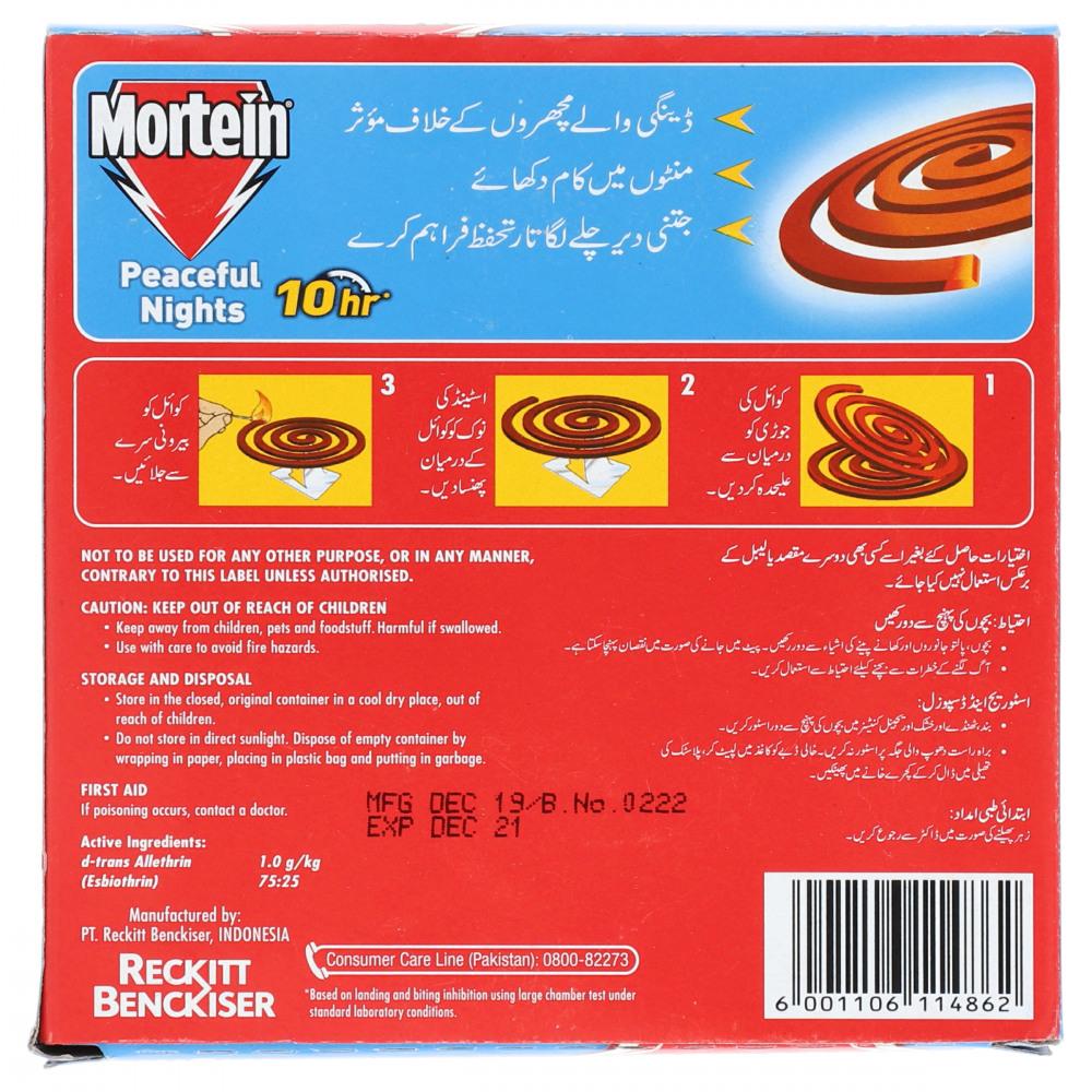 MORTEIN MOSQUITO COIL PEACEFUL NIGHTS 10HR