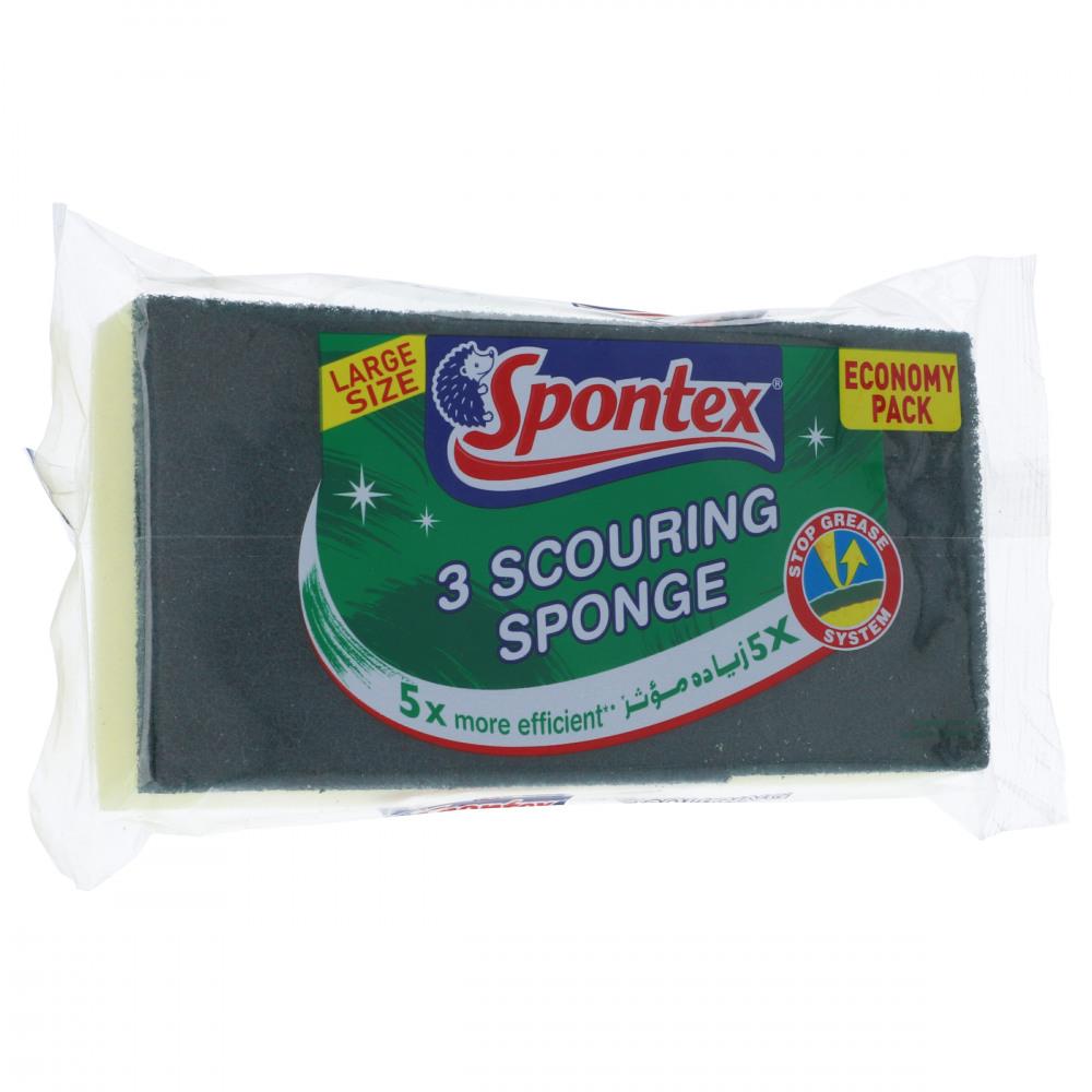 SPONTEX SCOURING SPONGE XL X3