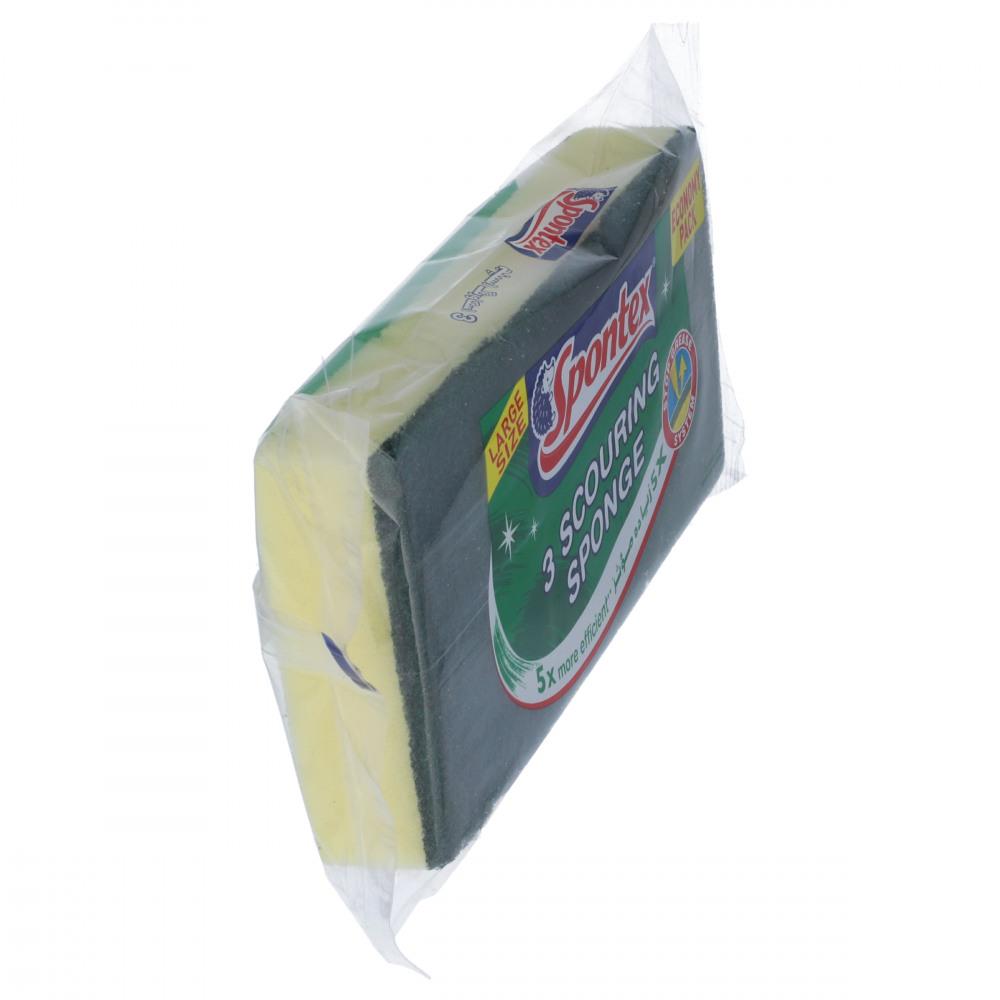 SPONTEX SCOURING SPONGE XL X3