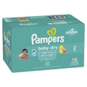 Pampers Baby Dry Diapers Size 2, 112 Count (Select for More Options)