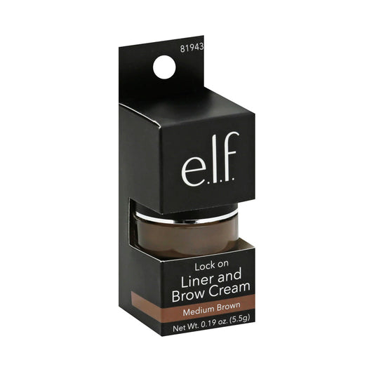LOCK ON LINER & BROW CREAM (MEDIUM BROWN)