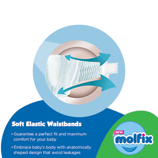 MOLFIX DIAPERS MIDI NO3 4-9 KG  60 PCS