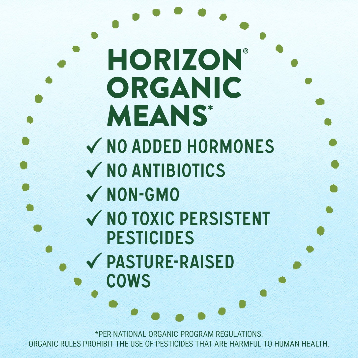 Horizon Organic Whole Grassfed Milk, Half Gallon