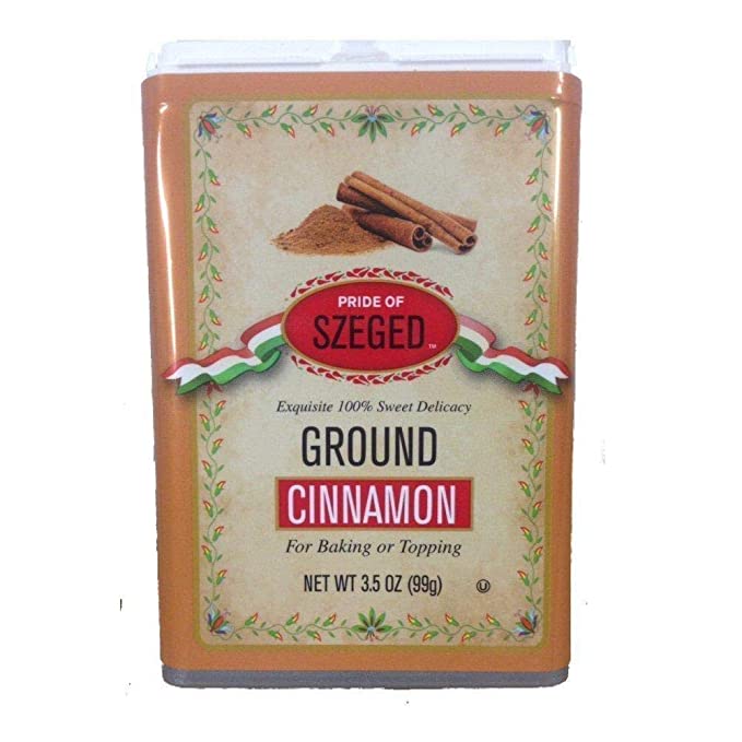 Pride of Szeged Ground Cinnamon Powder, Shaker and Pour Top