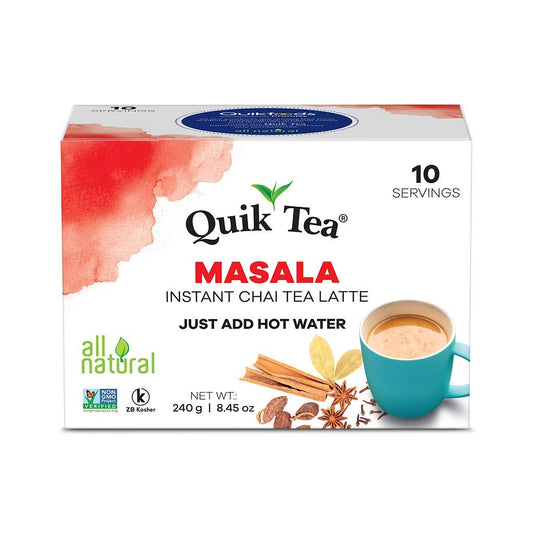 Quick Tea Masala Instant Chai (10 Pouches)
