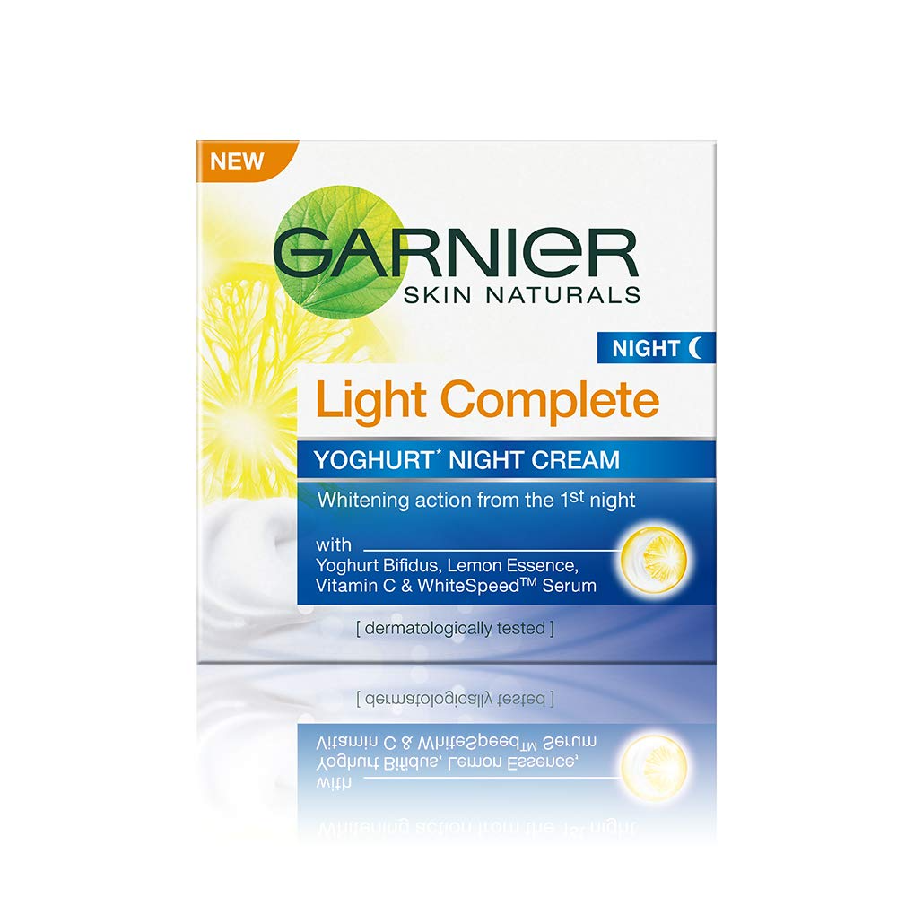 GARNIER NIGHT CREAM LIGHT COMPLETE 40 GM