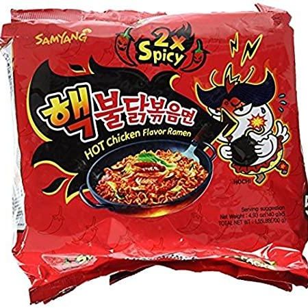 Samyang 2X Spicy Hot Chicken Flavor Ramen, 5 Pack