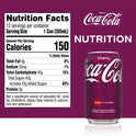 Coca-Cola Cherry Soda Pop, 12 fl oz, 12 Pack Cans