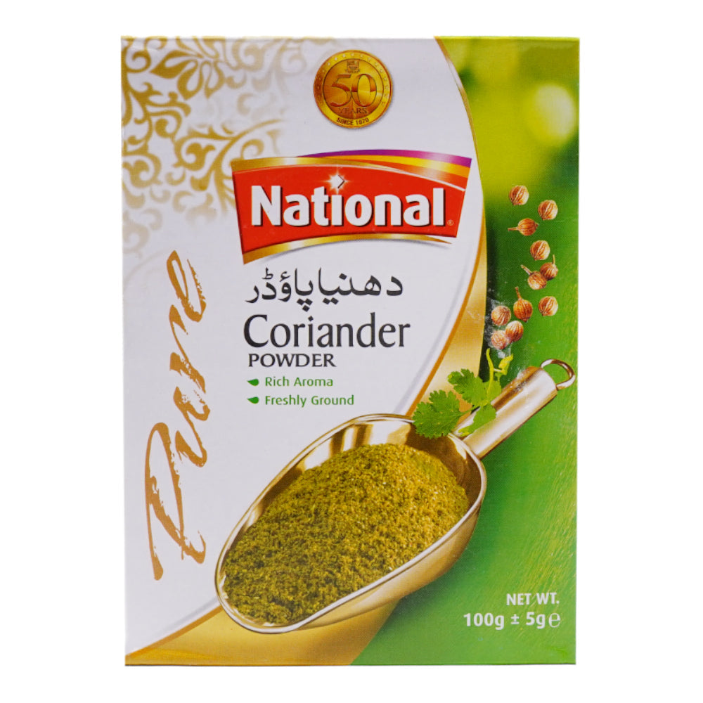 NATIONAL PURE CORIANDER POWDER 100 GM