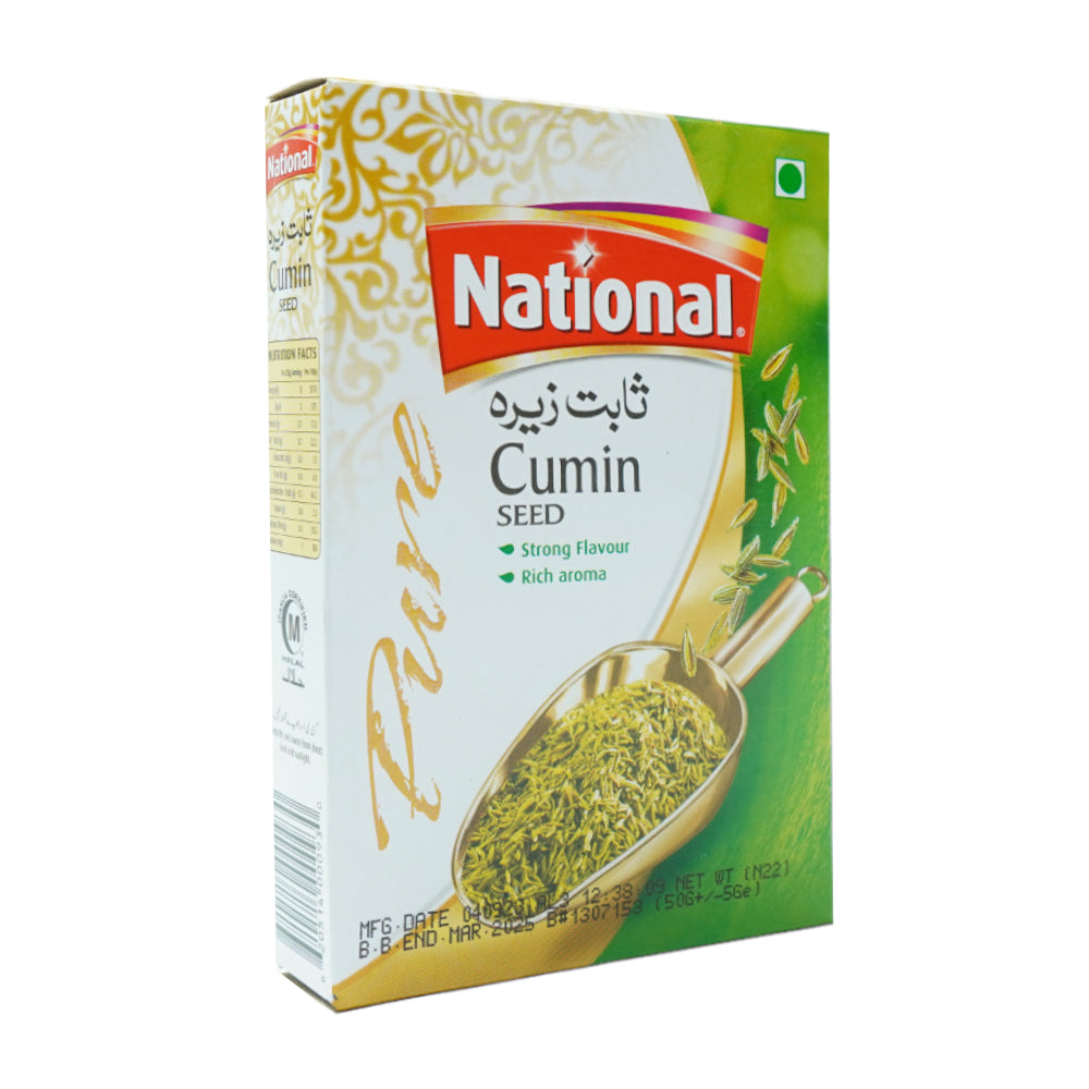 NATIONAL CUMIN SEED UNGROUND 50 GM