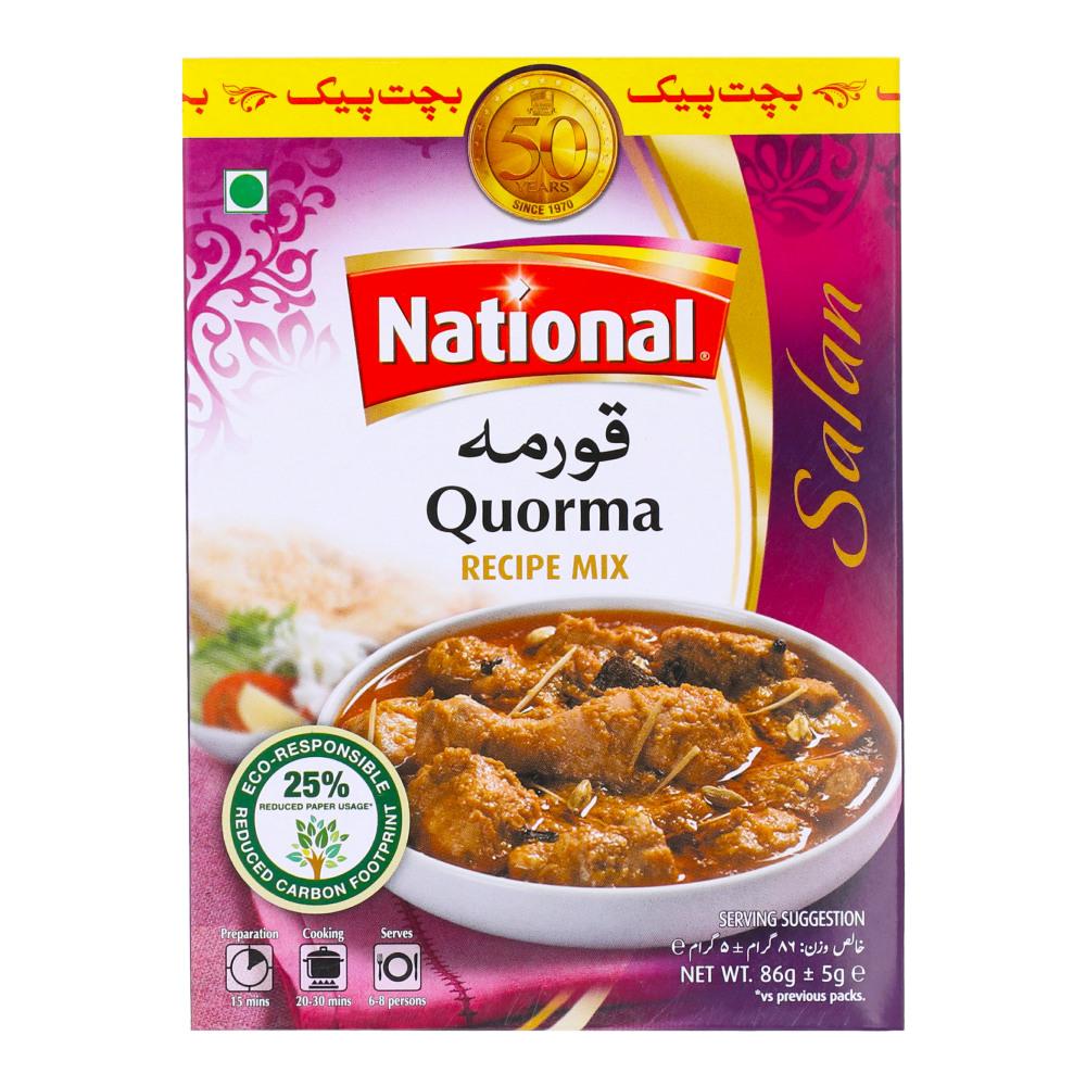 NATIONAL MASALA QUORMA DOUBLE PACK 86 GM